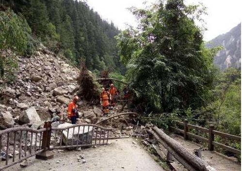 九寨溝地震現場 九寨溝地震現場